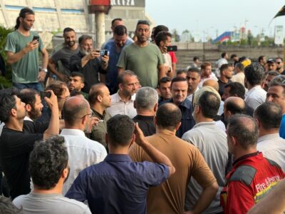 بازدید میدانی دبیر شورای‌عالی مناطق آزاد از محل آتش‌سوزی در منطقه آزاد انزلی