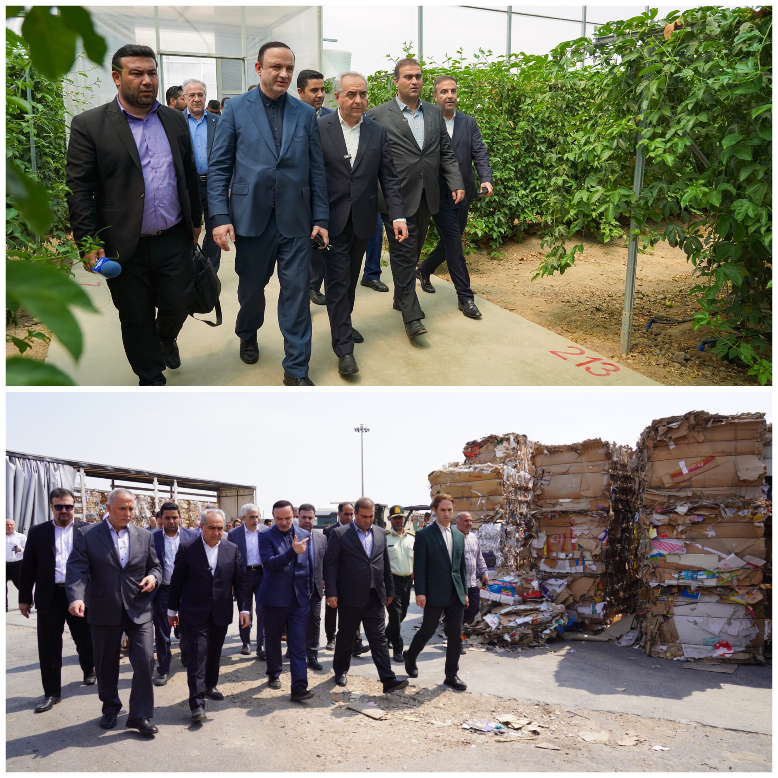 بازدید دبیر شورای‌عالی مناطق آزاد و استاندار آذربایجان شرقی از «شرکت تاو کاغذ» و «پروژه گوزل طبیعت» ارس