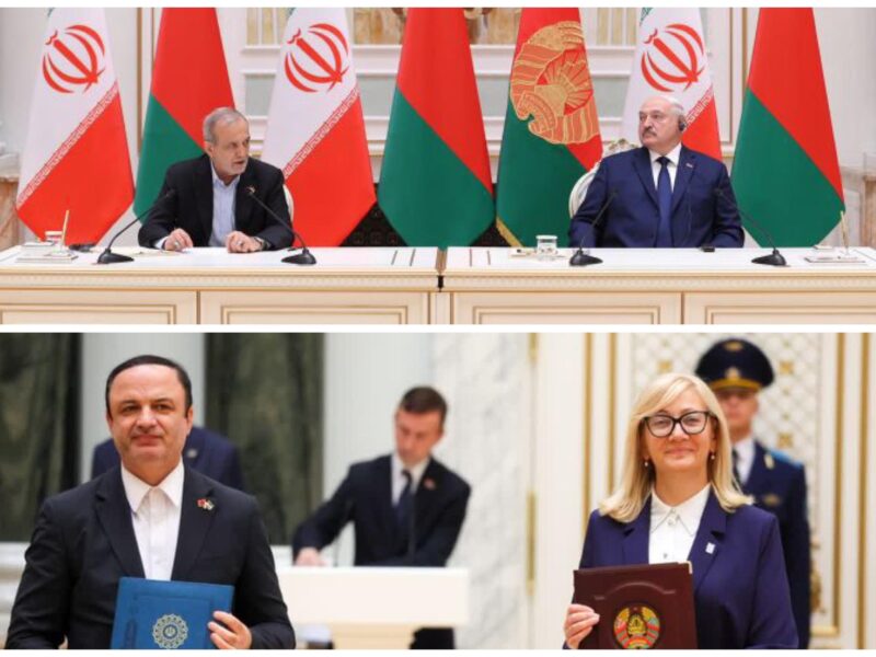 سند همکاری مناطق آزاد ایران و بلاروس امضا شد