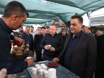 بازدید مدیرعامل سازمان منطقه ویژه اقتصادی پتروشیمی از خدمات‌رسانی موکب حضرت علی‌اکبر(ع) به زائران اربعین در مرز شلمچه