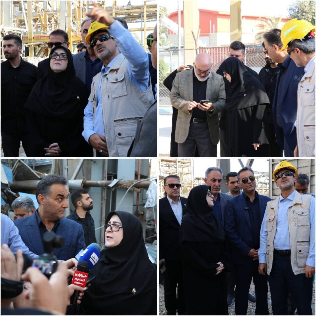 بازدید سخنگوی دولت از فجر انرژی؛ تأکید بر حمایت کامل دولت از بازسازی و تقدیر از فرماندهی میدان – جمهور نیوز