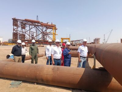 آغاز عملیات ساخت جاکت فشارافزایی پارس جنوبی