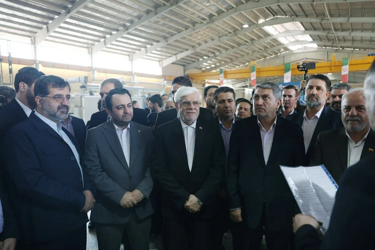 افتتاح کارخانه ریسندگی آریا ریس مهستان با حضور معاون اول رئیس‌جمهور